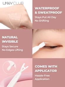 UNNY CLUB Double Eyelid Tape, Natural Invisible, Enlarges Eyes, Skin Tone Matching, Lightweight & Breathable, Waterproof & Sweat-Resistant, Comfortable To Wear, Suitable For Beginners, 1 Box, Brand Beauty Cosmetics - Multicolor - View 8