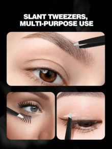 2pcs Portable Suction Cup 50x Magnifying Glass With Suction Cup And Tweezers Set, 3.5-Inch Travel Outdoor Picnic Magnifying Detail Makeup Mirror