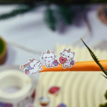 500 Sheets Cute Cartoon Kitten Sticker Bundle, Waterproof Vinyl For Water Bottle, Phone Case, Scrapbook, Laptop Decoration