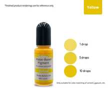 24 لون 10 مل (0.34 أونصة) كل منها صبغة سائلة عالية التركيز على أساس مائي - صبغة لمسحوق الجبس والإسمنت الجبسي لقوالب الجبس DIY والأشغال اليدوية