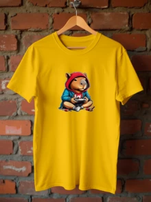 Camiseta Basica Capivara No Game Streetwear Unissex ref3985