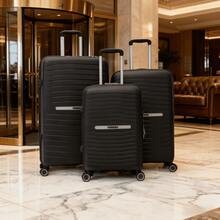 Travel Suitcase, Cabin Suitcase, Suitcase, Large Travel Suitcase, Fashionable Travel Suitcase, Lightweight ABS Shell, Digital Lock, Four 360-Degree Swivel Wheels, Suitcase With Aluminum Telescopic Handle. Four Sizes: Larger Suitcase: 70 * 47 * 29 Cm, Large Suitcase: 63 * 44 * 26 Cm, Medium Suitcase: 55 * 37 * 23 Cm, Small Suitcase: 45 * 34 * 21 Cm - Màu Đỏ Sâu - Xem 5