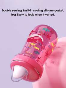 Large Capacity PP Material Baby Training Cup, With Soft Straw, Leak-Proof And Anti-Drop Design, Suitable For Infants And Toddlers - Multicolor - View 7