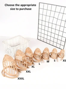 1pc Breathable Anti-Barking Dog Muzzle, Adjustable Comfortable & Mesh Cage Muzzle For Small & Large Dogs (Random Color)