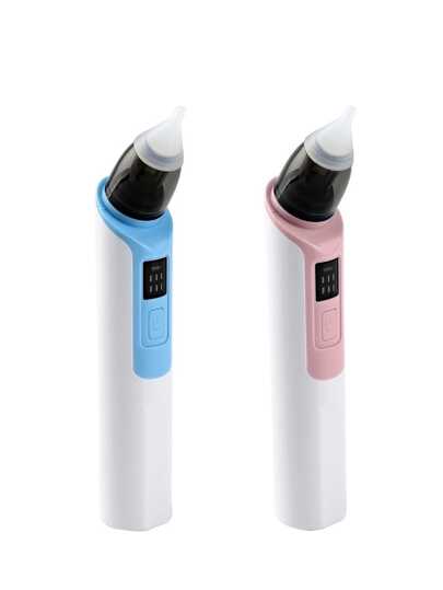 Aspirador Nasal Recarregável Silicone Macio Para O Nariz Do Bebê