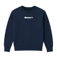BAU Unisex Streetwear Crewneck Sweatshirt - Blue - View 1