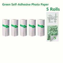 Mini Printer With Non Adhesive Paper, Wireless Thermal Printer Sticker Machine Suitable For Schools, Printing Photos, Study Notes, Scrapbooks, Diaries, Birthday Gifts