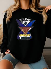 Vintage 90s Body Glove Surfing Sweatshirt Medium Body Glove Usa Surfing Jumper Bg Body Glove Paddle Out When In Out Crewneck Sweater Size M Sweatshirt - 黑色 - 查看 2