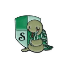 Harry Potter 1pc/3pcs Cartoon Magic School Theme Alloy Badge, Lion & Snake House Design With Colorful Scarf Detail, High-Quality Enamel Finish, Durable & Vibrant, Suitable As Clothing Brooch/Backpack Decor, Ideal Memorabilia For Magic Fans And Versatile Accessory For Daily Wear Or Gift - Multicolor - View 5