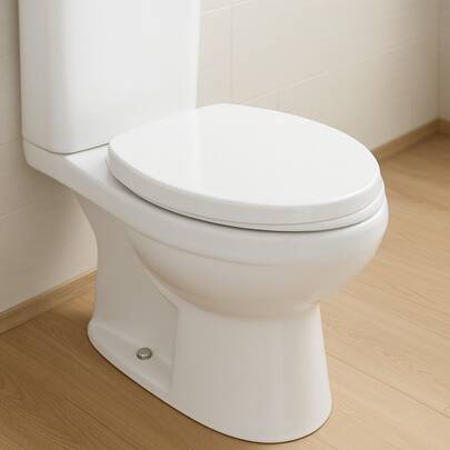 Tapa de inodoro superficie lisa mejorada cómoda suave fácil de limpiar para baño/hogar todo público