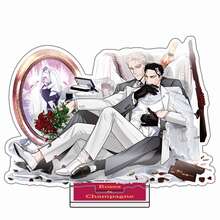 1件漫画韩漫《玫瑰与香槟》亚克力立牌 - 可动人偶展示、桌面及家居装饰，送给朋友的完美生日礼物。 - 彩色 - 查看 8