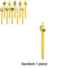 10/6/1 Set Yellow Bee Style Neutral Pens, 0.5mm Black Ink Big Bee Pen, Suitable For Party Gifts, Back To School Writing Supplies, School And Office Stationery - Multicolor - View 3