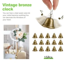 Craft Bells Small Brass Bells For Crafts Vintage Bells With Spring Hooks, Hanging For Wind Chimes Housebreaking Making, Dog Potty Training Doorbell, Wedding Decor, DIY Decoration,Seasonal Decor, Multi-Use For Halloween, Easter, Thanksgiving - Country Holidays, Pets & Livestock,Women Valentine Gift, Birthday Boyfriend Girlfriend,Home Decor ,Room Decor,Wall Decor. Decorations Christmas