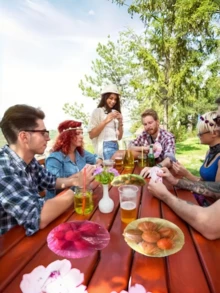 100/200/500/1片装彩色保鲜膜，弹性自封，用于食品保鲜，适用于覆盖碗碟，家居用品，食品保鲜盖，厨房配件，浴帽，厨房必备品，家居用品，家居装饰，食品保鲜盖，厨房用品，斋月家居及厨房用品 - 紅色 - 查看 4