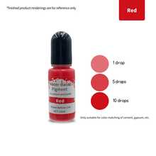 24 لون 10 مل (0.34 أونصة) كل منها صبغة سائلة عالية التركيز على أساس مائي - صبغة لمسحوق الجبس والإسمنت الجبسي لقوالب الجبس DIY والأشغال اليدوية