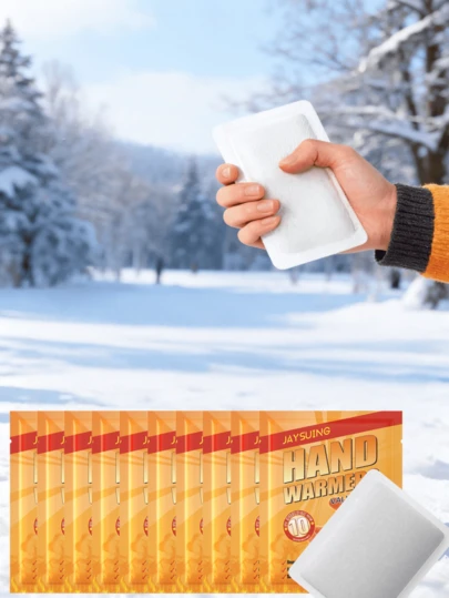 JAYSUING 20/10/4/2pcs Disposable Hand Warmers - Instant Self-Heating Warm Pads, Portable Heating Pad For Winter, Suitable For Hiking, Skiing, Camping And Outdoor Work, Great Gift For Family And Friends (Packaging Style Random) Insulation, Galentines, Puppy, Carnival, Spring Summer Picks, Brides Maid Gifts, Room, Bedroom Decor, Bedroom Decor, Beach, Travel, For Men, For Women, Vacation,Cute Stuff