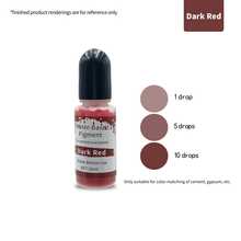 24 لون 10 مل (0.34 أونصة) كل منها صبغة سائلة عالية التركيز على أساس مائي - صبغة لمسحوق الجبس والإسمنت الجبسي لقوالب الجبس DIY والأشغال اليدوية