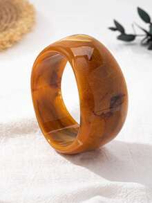 Conjunto de 3 pulseiras geométricas exclusivas e elegantes, design transparente gravado, versátil