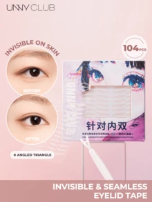 UNNY CLUB Double Eyelid Tape, Natural Invisible, Enlarges Eyes, Skin Tone Matching, Lightweight & Breathable, Waterproof & Sweat-Resistant, Comfortable To Wear, Suitable For Beginners, 1 Box, Brand Beauty Cosmetics - Multicolor - View 3