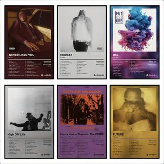 1pc Unframed Canvas Poster, Music Album Art Painting, Canvas Wall Art, Artwork Wall Painting For Gift, Bedroom, Office, Living Room, Cafe, Bar, Wall Decor, Home And Dormitory Decoration