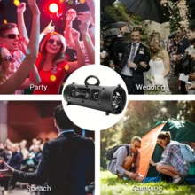 LIPETY Wireless Bluetooth Car Audio Karaoke + Subwoofer Dual Mode, Suitable For Computer/TV/Car Universal Birthday Gift Artifact - Black - View 9