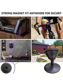 1/2/3/4 PCS Mini Wireless Remote Monitoring Camera, Smart Home Security Monitoring Camera, 1080P HD, 2.4G WiFi, Wide-Angle Monitoring, Rechargeable Lithium Polymer Battery, Camera With Motion Detection APP Control Function, Wireless Nanny Camera For Home Security Monitoring, Clear Night Vision, Real-Time Recording. - Multicolor - View 2