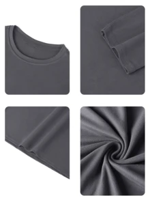 3 Stücke/Set Mädchen Lässig bedruckte Rundhals Langarm T-Shirts, Herbst Schüler Junge Kleidung - modische Wimpern, Dessert, Delfin Grafik T-Shirts, die Kinder zum Lächeln bringen