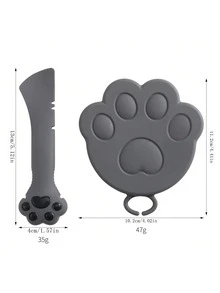 PETSIN High Quality Pet Silicone Can Lid & Multi-Function Feeding Spoon Set – Universal Fit, Leak-Proof, Easy To Clean, Odor-Resistant, And Includes Can Opener Feature - Multicolor - View 10