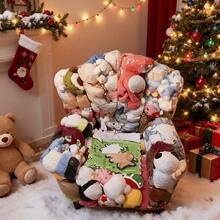 Stuffed Animal Storage Sofa - Dual Use Toy Bag & Kids Chair For Bedroom Playroom | No Assembly Space Saver With Soft Padded Edges | Compact Plush Toy Organizer For Easy Cleanup - Clear - View 3