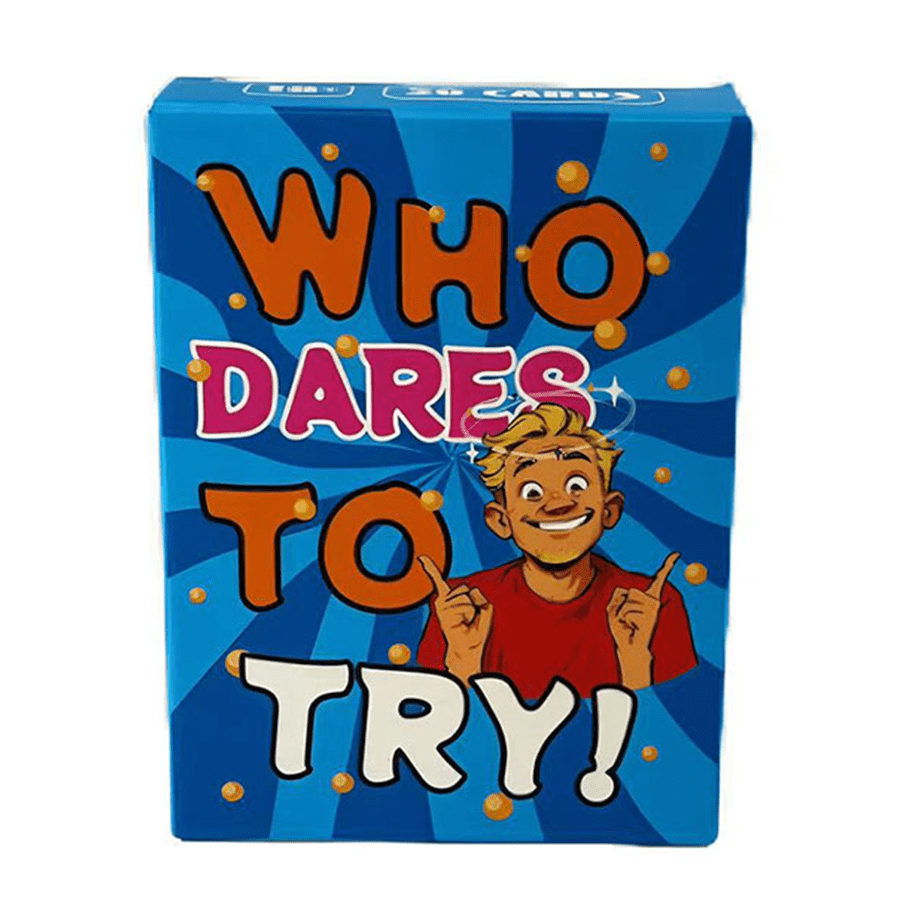 Who Dares To Try Board Game Cards, Creative Interactive Game Cards, A Fun Conversation Card Game Suitable For Family And Couples, Christmas And Valentine's Day Gifts