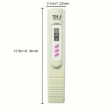 Portable & Easy-To-Use TDS Water Quality Meter - Digital LCD Display, Battery Powered, Precise Measurement For Aquarium And Swimming Pool