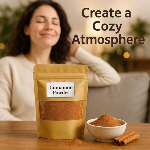 1,83 oz/52g Canela en polvo natural y pura, DIY Aromaterapia y decoración del hogar, apta para purificación del aire, yoga y meditación, hecha a mano, sin plumas | Ambiente pacífico | Polvo artesanal, perfecto para Pascua, Día de la Madre, celebraciones festivas