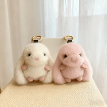 1-3个可爱兔子钥匙扣 - 柔软仿毛兔子吊坠，治愈系钥匙扣，女友/生日/圣诞礼物，汽车/包包装饰，女士配饰，旅行玩具，课堂减压玩具，迷你小物，洗澡玩具，圣诞文具，压力球，生日/圣诞节/万圣节礼物，完美礼物 - 彩色 - 查看 6