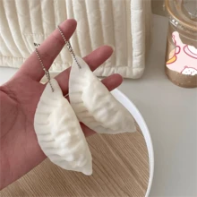 1pc Squishable Food Stress Relief Toy, Slow Rebound Anti-Stress Gadget, Realistic Fake Food Bun/Dumpling, Birthday/Christmas/Halloween Gift