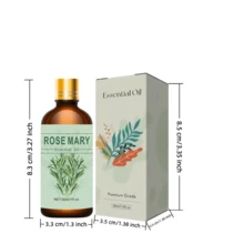 10/30/100ml 多尺寸迷迭香精油，便攜精緻瓶裝，持久留香，適用於香薰擴香機、居家、旅行與車用，完美節日禮物 - 迷迭香味道 - 查看 3