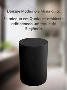 Trash Can With Lid 5 Liters Multipurpose Kitchen Bathroom / Kitchen / Office - 黑色 - 查看 5