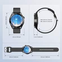 New Zinc Alloy Multifunctional Smartwatch, With Wireless Calling, Music Playback, Photo Taking, Message Reception, Etc., Suitable For Sports, Business, And Leisure Enthusiasts, Ideal As A Gift For Family, Friends, And Couples. - 彩色 - 查看 4