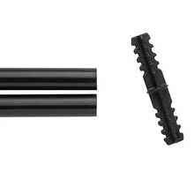 Curtain Rod Kit 2.00 Meters 19mm - Various Colors - Black - View 4