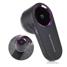 Removedor Automático de Fiapos Papa Bolinha de Roupas Sofá Cama Recarregável Digital Pelinhos - Cinza - Visão 1