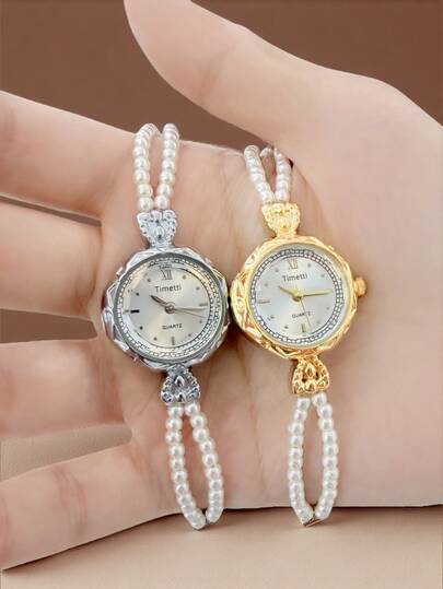 1pc Women's Casual Versatile Retro College Style Fashion Watch, Suitable For Daily Wear