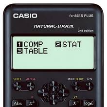 Casio FX-82 ES Plus Scientific Calculator With 2,252 Functions, VPAM, Black Dot Matrix LCD, And Protective Case For College, Office, And Finance. - 黑色 - 查看 2