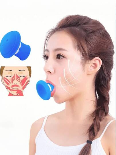 [Esercitatore per il dimagrimento del viso senza batteria] Esercitatore per il dimagrimento e la rassodatura del viso - Doppio effetto, Massaggiatore facciale per linea del viso per uomo e donna, Strumento senza batteria, Strumento senza profumo per il rassodamento della pelle e la riduzione dei muscoli flaccidi