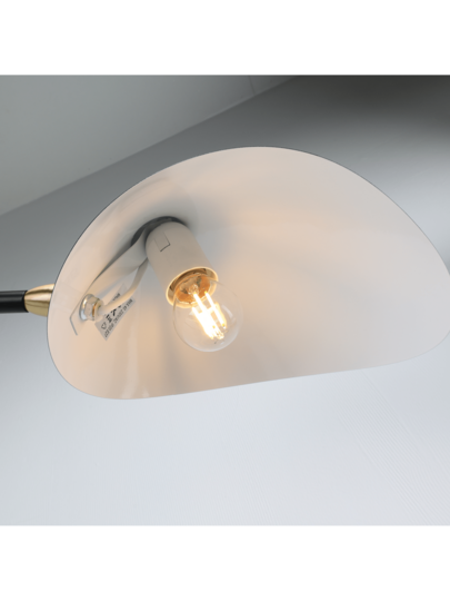 Alpinaluz Zwart Vloer Lamp Moderne Minimalist Nordic In Aluminum, Adjustable Shade, E27. view 7