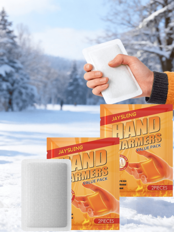 40/20/10/2pcs Disposable Hand Warmers - Instant Self-Heating Warm Pads, Portable Heater For Winter, Suitable For Hiking, Skiing, Camping And Outdoor Work, Great Gift For Family And Friends (Packaging Style Random)