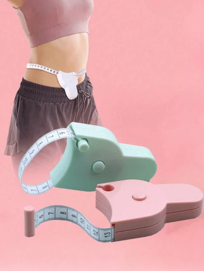 2개 자동 정밀 신체 측정 테이프, 가슴, 허리, 엉덩이 둘레, 머리 둘레 등을 측정하는 가정용