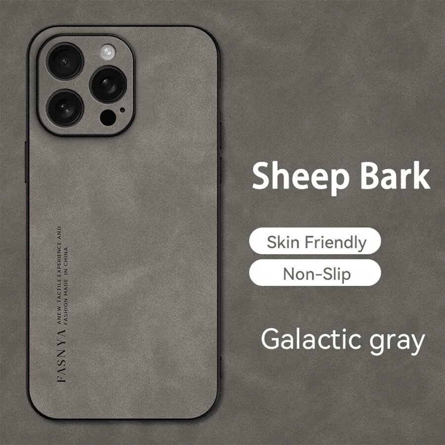 时尚奢华商务PU仿皮保护套，兼容 16/15PROMAX/7/8/SE2/14/13/12/11/PROMAX/XSMAX，兼容三星Galaxy S25/S24/S23/S22/S21/S20/A14/A24/A25/A34/A35/A55，Redmi Note 13 Pro 4G/12/11pro，OPPO Reno。 - 灰色 - 查看 1