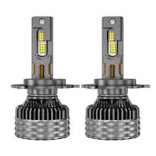 HYNBYZJ 2 件 H4 H7 LED 大灯泡 H1 H3 H11 9005 HB3 9006 HB4 9012 9007 H13 汽车前照灯 150000LM 超亮 CSP 驾驶前照灯泡涡轮雾灯 12V 24V - 白色 - 查看 19