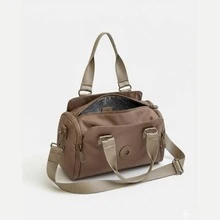 Bolsa Feminina Transversal Impermeavel Casual Elegante Passeio - Cinza - Visão 8