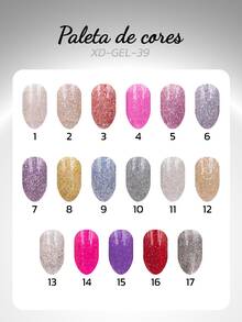 Esmalte em Gel 10ml - Glitter Refletivo - Real Love - 03 - Visão 5