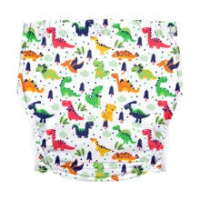 1pc Reusable Adult Cloth Diaper, Washable TPU Coated Design, Double-Sided Snap Closure, Adjustable Breathable & Comfortable, Highly Absorbent & Fashionable Pattern, Elastic Leg Design, Machine/Hand Washable, Suitable For Elderly, Pregnant Women And Postpartum Women